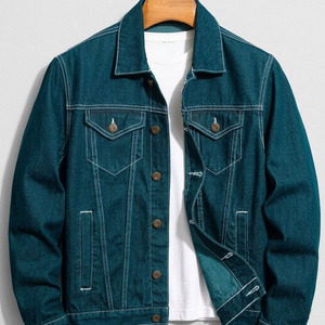 <b>Customization</b> High Quality Winter Warm Jeans Fashionable Classic Slim <b>Denim</b> <b>Jacket</b> OEM Durable <b>Denim</b> Work <b>Jacket</b> - Product Image 5