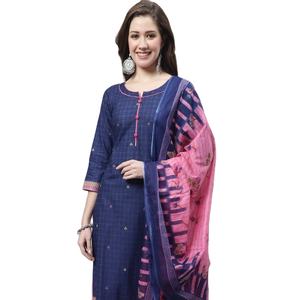 ชุดคอลเลกชั่น Patiala Salwar คอลเลกชั่นผ้าฝ้ายบริสุทธิ์พิมพ์ลาย - Product Image 1