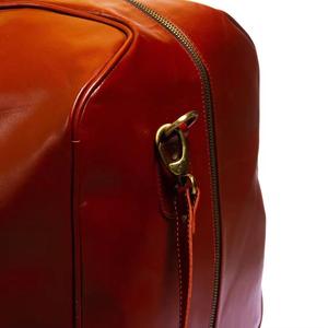 Sac de voyage de luxe classique en cuir véritable pour homme avec roulettes, grande capacité, idéal pour le week-end - Product Image 5