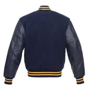 Unisex Winter Varsity <b>Jacket</b> 100% Wool Hooded Breathable Quick Dry Embroidery Stand Collar <b>Patchwork</b> Zipper Closure FrontBack - Product Image 5