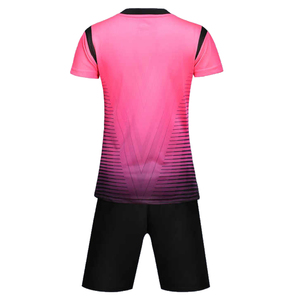 Wholesale Unisex Customizable Plus Size Soccer Jersey Set Shirt Shorts Breathable Quick Dry 100% Polyester Summer Premium - Product Image 3