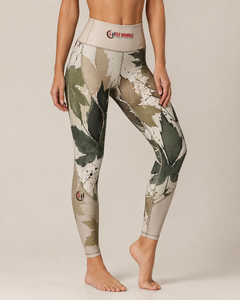 Fly Humble Sportswear Solid Mid Waist <b>Knee</b>-Length Leggings Breathable Knitted Cotton Bamboo <b>Heat</b>-Transfer Women's Plus Size - Product Image 6