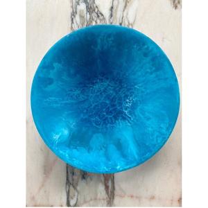 Luxury Polished Handmade Resin Serving Bowl with Round Shape High Quality Food Grade Eco-Friendly Party Fruits Storage <b>Basket</b> - Product Image 3