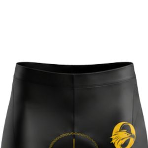 Leggings de cyclisme pour hommes et femmes, noir et jaune, longueur intégrale, rembourrés, respirants, leggings de performance pour le cyclisme en plein air - Product Image 5