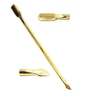 Pousse-cuticules professionnel ergonomique réutilisable en acier inoxydable carré pour manucure et pédicure à prix raisonnable - Product Image 2