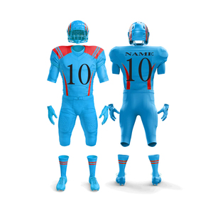 <b>Hot</b> Customized Embroidery Men's USA Football Jersey Breathable Plus Size Personalized Name Logo Blank America Jersey Polyester - Product Image 6