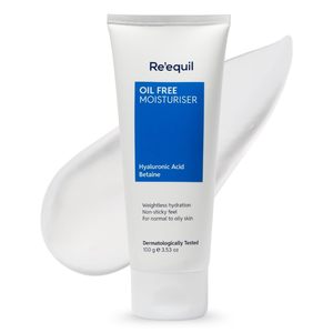 Crème hydratante sans huile RE EQUIL avec acide hyaluronique et bétaine |   Hydratant léger pour peaux grasses/combinaisonnelle |   100 g - Product Image 1