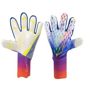 Gants de gardien de but de football ONDRA INDUSTRIES pour adultes unisexes, entraînement, latex respirant, antidérapant, sangle de poignet réglable, anti-humidité - Product Image 1