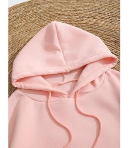 Nuevo diseño de sudadera con capucha para mujer, 100% algodón, manga larga, cuello caído, estampada, cómoda, para invierno, de Bangladesh. - Product Image 3