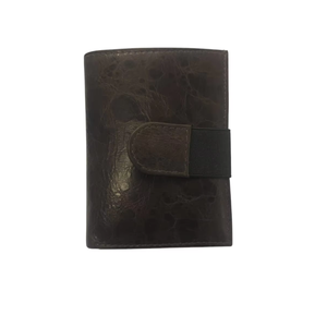 WRIZA Men's Genuine Leather Minimalist Slim 13-Slot Business <b>Card</b> <b>Holder</b> with RFID Protection for Credit <b>Cards</b> & Money (Brown) - Product Image 1