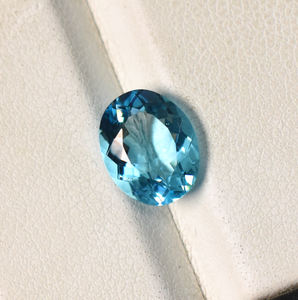 Topaze bleue suisse de laboratoire Pierres précieuses ovales 5X3mm 6X4mm 7X5mm 8X6mm 9X7mm 10X8mm 10X7mm Topaze Pierres précieuses en vrac pour bijoux - Product Image 4