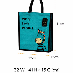 Bolso Tote Urbano con Diseño Lindo y Memorable, Material de Yute, Color Sólido, Cierre de Hebilla, Forro de Algodón, Asa de Algodón, Tipo Caja - Product Image 1