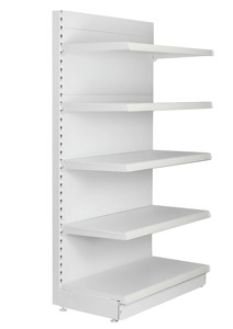 Support d'affichage de vente au détail en métal robuste personnalisé avec 3-4 étagères pour utilisation au sol en magasin - Product Image 3
