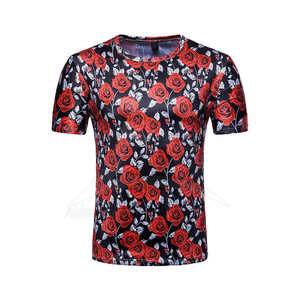 Camiseta de Manga Corta Sublimada de Alta Calidad, Transpirable, 100% Algodón, Secado Rápido, Diseño Personalizable para Hombre - Product Image 1