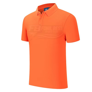 Camiseta Unisex Casual 100% Algodón Lavado Transpirable para Hombre, Logotipo Bordado Personalizado, Camiseta de Alta Calidad para Golf y Equitación - Product Image 1