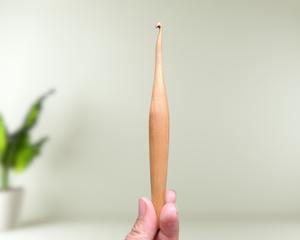 Juego de Agujas de Tejer de Madera Hechas a Mano, Diseño Ergonómico, Ecológicas, Cómodas, Duraderas, Regalo Perfecto para Artesanos - Product Image 1