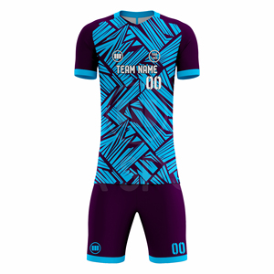 Conjunto de Uniforme de Fútbol Sublimado y Transpirable Wida Sports, Tallas Grandes, Jersey y Pantalones Cortos Personalizados, Malla de Alta Calidad, Ropa Deportiva OEM ODM al por Mayor - Product Image 1