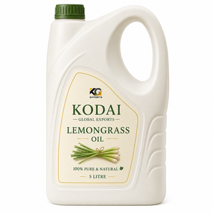 Huile Essentielle de Citronnelle du Tamil Nadu 100% Pure et Naturelle de Qualité Supérieure, Distillée à la Vapeur, pour Aromathérapie et Soin du Visage, par Kodai Global Export - Product Image 1