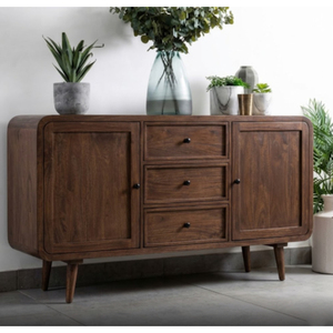 Solid Wood Industrial Style High-End Entrance Luxury <b>Sideboard</b> for Farmhouse, Home Office & Villa Entrance Luxury <b>Sideboard</b> - Product Image 1