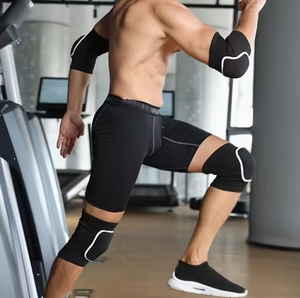 Knee <b>Pads</b> Nylon Stretch Fabric Comfortable Breathable Non-Stuffy Conventional Thickness <b>Foam</b> for Dance Volleyball Training - Product Image 4