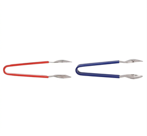 Pince en acier inoxydable Bold Blossom à pointe dentelée incurvée, pour usage polyvalent (y compris la couture), compatible lave-vaisselle, vente en gros, plus de 20 pièces - Product Image 2