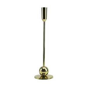 Wholesale Antique <b>Brass</b> <b>Lantern</b> Taper Candle Holder Stand Square Base Ring Handle Handmade Durable Eco-Friendly Hotel Decoration - Product Image 2