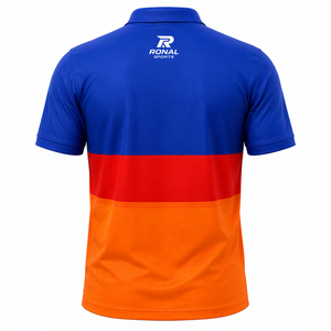 เสื้อโปโลผู้ชายผ้าฝ้ายแท้ 100% เป็นมิตรกับสิ่งแวดล้อม ขายส่ง พร้อมโลโก้แบบกำหนดเอง ดีไซน์กอล์ฟ ระบายอากาศได้ดี - Product Image 2