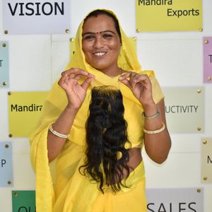 Cheveux vietnamiens bruts vierges 100% du vendeur à cuticules alignées Trame de génie à bas prix Fermeture 5*5 Cheveux humains ondulés à ondulation profonde - Product Image 3