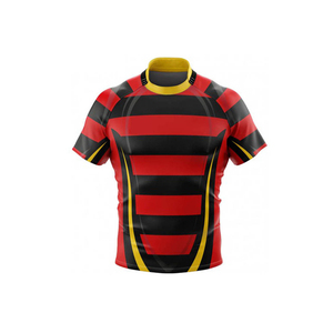 Uniforme de Rugby Personalizado de Alta Calidad, Camiseta Simple de Malla de Poliéster Impresa en 3D, Jersey de Fútbol con Sublimación Digital, Equipación para Equipos Adultos - Product Image 1