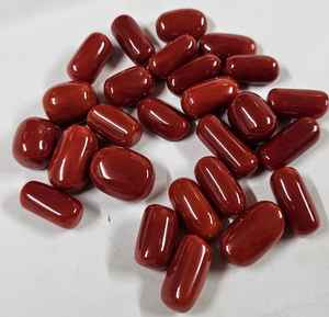 Coral Rojo Natural Italiano en Forma de Cabujón, Color Sangre, Gema de Alta Calidad, Gema Suelta para Joyería - Product Image 3