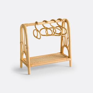 Perchero pequeño de ratán para ropa de muñecas, juguetes para niños pequeños, la mejor opción, perchas para ropa de muñecas infantiles - Product Image 1