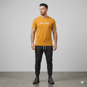 Camiseta Deportiva de Cuello Redondo para Hombre con Logotipo Personalizado, Transpirable, Ajustada, Color Granate, Cuello Redondo, Algodón - Product Image 5