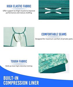 Stylish Breathable Sublimated Running Shorts Men’s Graphic <b>Pattern</b> Quick Dry Performance Shorts <b>for</b> Modern Men - Product Image 4