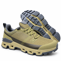 Chaussures de trail pour hommes en gros, respirantes, en maille, antidérapantes, à semelle épaisse, pour la randonnée en extérieur et la marche, baskets athlétiques