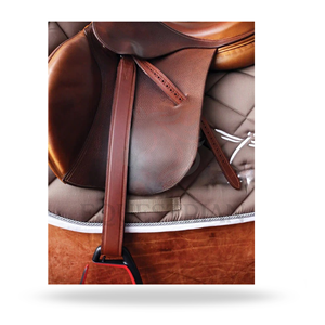 Premium <b>Leather</b> Stirrup Straps English Saddle Stirrup <b>Leathers</b> Equestrian Riding Equipment - Product Image 3