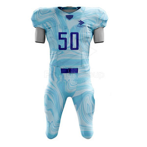 Ventes en gros de tenues de football américain personnalisées à bas prix, ensembles de tailles plus grandes, manches courtes, respirantes, séchage rapide, vêtements de sport à faible MOQ - Product Image 1