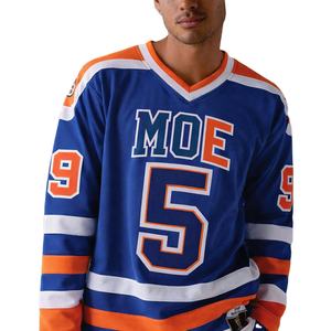 เสื้อฟุตบอลอเมริกันแบบสั่งทำโลโก้ OEM แขนยาว คอวี ผ้าตาข่าย แห้งเร็ว ระบายอากาศได้ดี สำหรับทีม พร้อมปักหมายเลข 3 มิติ - Product Image 1