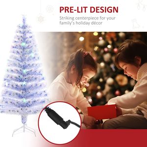 Albero di Natale Artificiale Douglas Fir Pre-Illuminato Alto 1,5m con Rami Realistici e Luci LED Multicolore in Fibra Ottica 180 Ti - Product Image 5