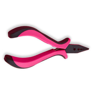 Herramienta de pinza para extensiones de cabello para estilistas profesionales y salones de belleza con una construcción metálica resistente y un agarre cómodo. - Product Image 1