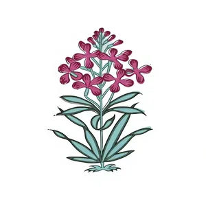 Guirnalda Decorativa Personalizada con Estampado de Hojas, de Algodón Ecológico Lavable, Estilo Art Deco para Ventanas, Puertas y Sala de Estar - Product Image 6