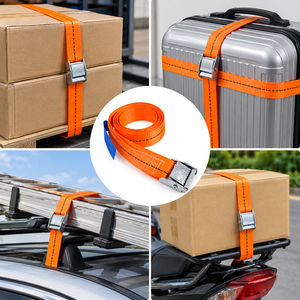 Sangle d'arrimage à boucle à came en polyester haute résistance 25 mm 250 kg sans crochet pour transport de marchandises Fournisseur OEM - Product Image 2