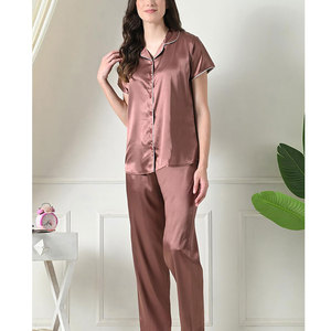 Elegante Pijama Cómodo para Mujer, Traje de Dormir Duradero con Costuras Impecables - Product Image 4