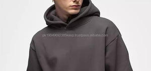 Sudaderas con Capucha Extra Grandes de Algodón 100% para Hombre, Sudaderas Básicas con Capucha, Técnicas de Bordado en Relieve que Elevan el Estilo Casual - Product Image 5
