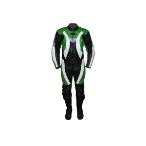 Combinaison de moto et de course automobile en cuir de vachette véritable de qualité supérieure, respirante et à séchage rapide, personnalisable, pour homme, en une ou deux pièces - Product Image 5