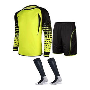 Conjunto Profesional de Jersey de Portero de Fútbol Unisex, Camiseta y Pantalones Cortos Acolchados, Diseño de Color Personalizado, Impresión Digital - Product Image 1