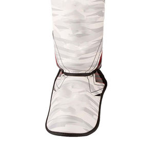 2025 Al por mayor, protectores de espinilla de boxeo fabricados en nuestra propia fábrica, con protectores de empeine extraíbles, azules, personalizados OEM - Product Image 5