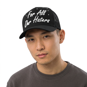 หมวกแก๊ป Snapback 6 แผงสีดำ สำหรับคนรักการดิ้นดิ้นๆ ของเรามี พร้อมลายพิมพ์ยางนูน สไตล์สตรีทลำลอง ใส่ได้ทั้งชายและหญิง - Product Image 4