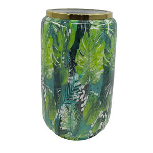 Vase à fleurs décoratif en fer de style antique, finition marron, pour la décoration de la maison et des hôtels, vase en métal fait à la main - Product Image 2