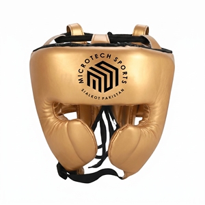 Custom Logo Boxing <b>Head</b> Guard PU Leather Headgear for Sparring Training Mexican <b>Style</b> Face Protection OEM - Product Image 1