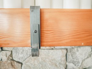 Christmas <b>Stocking</b> <b>Holder</b>, Custom Mantel Hook, Mantle <b>stocking</b> <b>holder</b>, Farmhouse Hanger, Christmas Decor feltsocks - Product Image 2